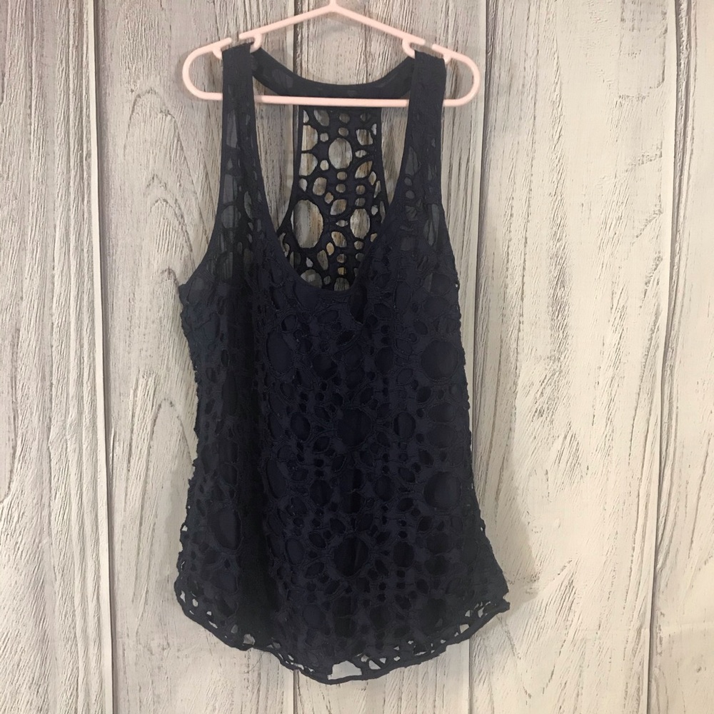 Navy Madison Marcus Tank Top